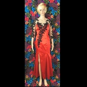NEW WOMEN’S LONG DRESS SUNVARY Flower Evening Dress Long MAXI WOMENS SIZE LARGE